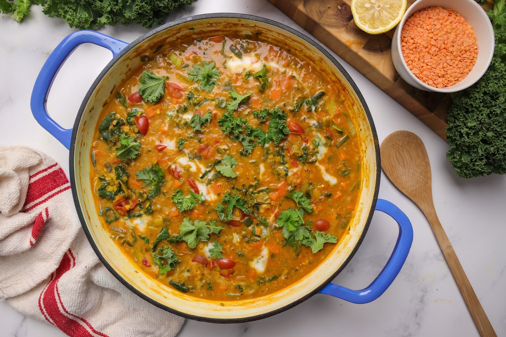 Lentil, Leek & Carrot Dhal (Low-Waste)