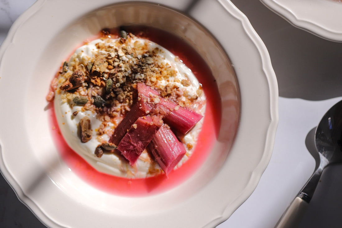 Poached Rhubarb