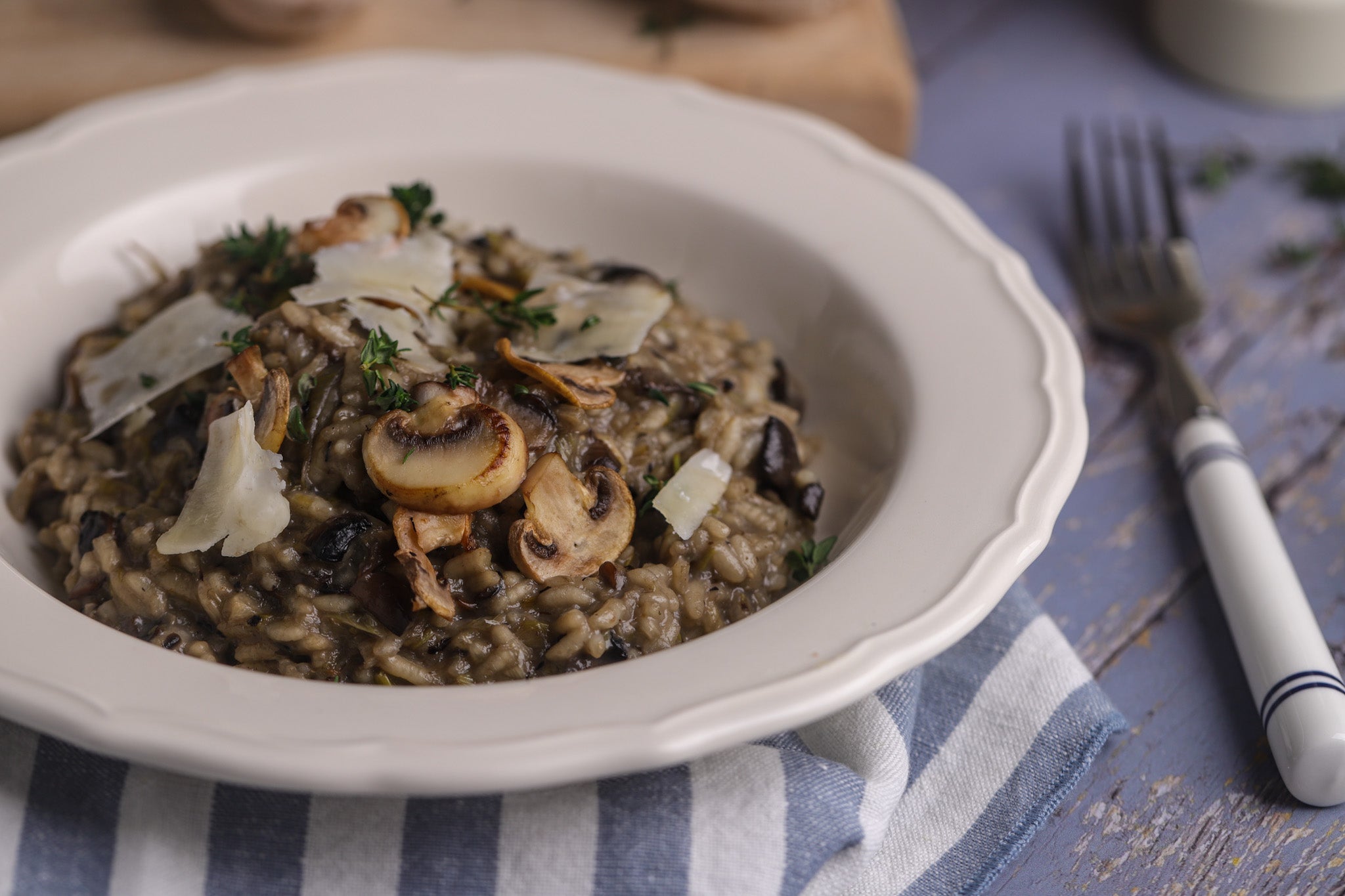 Mushroom & Leek Risotto