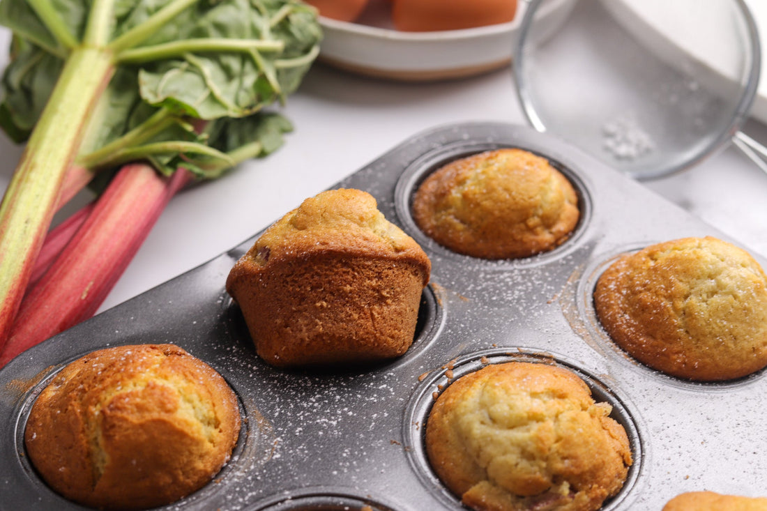 Rhubarb Buns/Mini Muffins