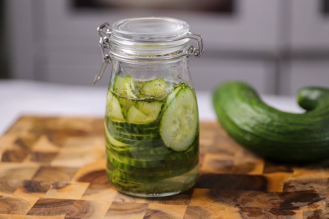 Quick Pickled Cucumbers