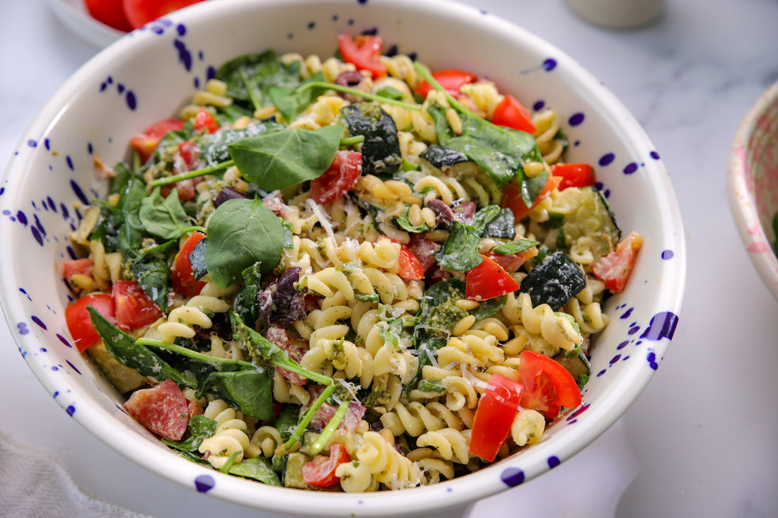 Creamy Pesto Pasta Salad