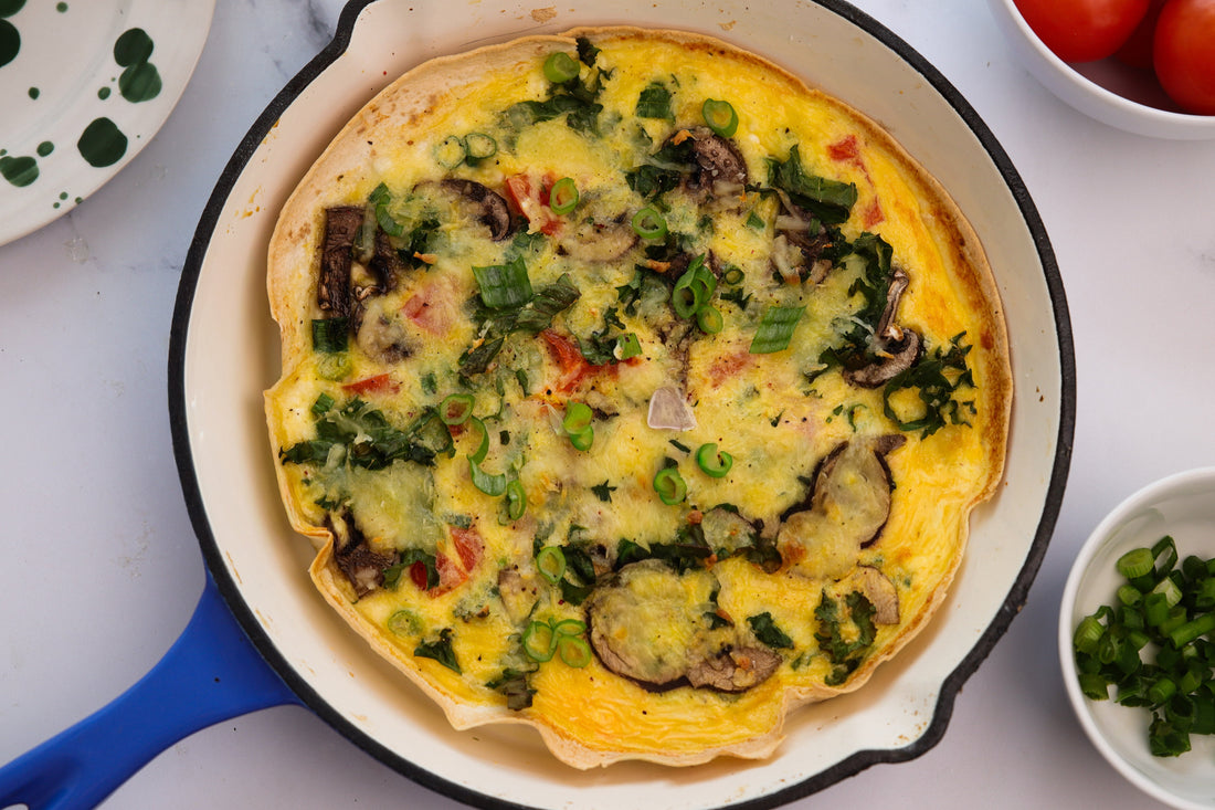 High-Protein Veggie-Loaded Cheat Quiche