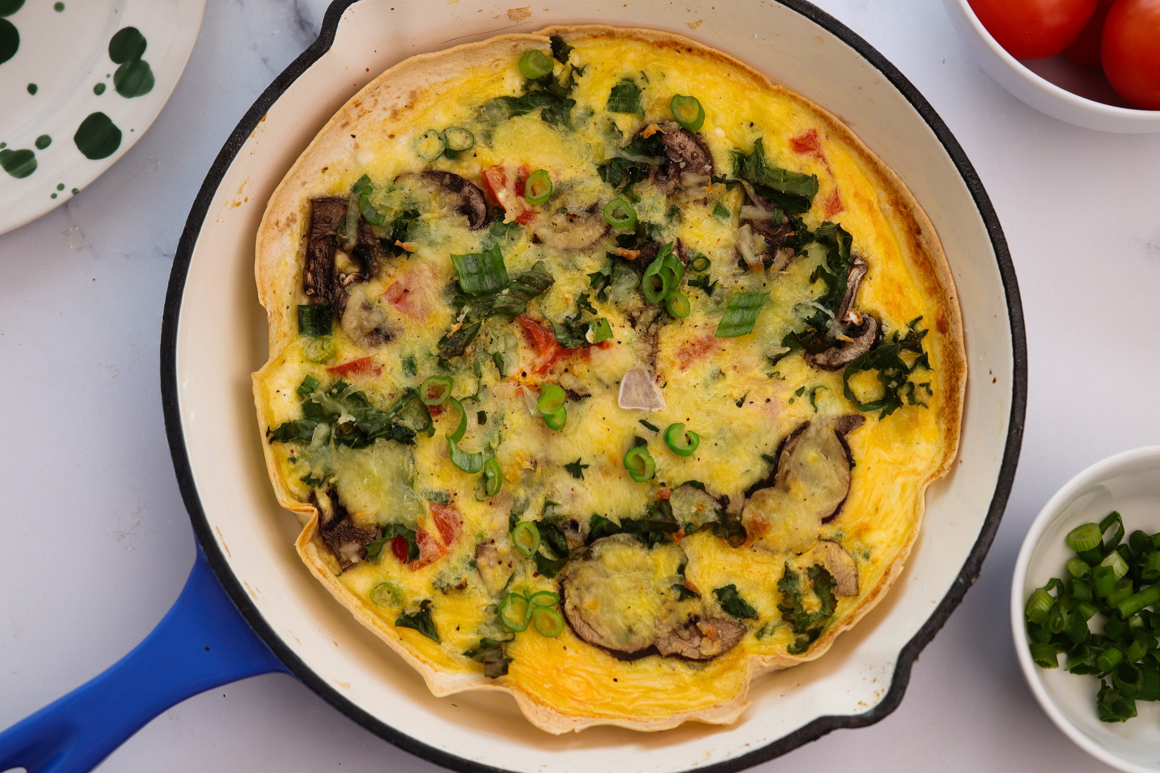High-Protein Veggie-Loaded Cheat Quiche