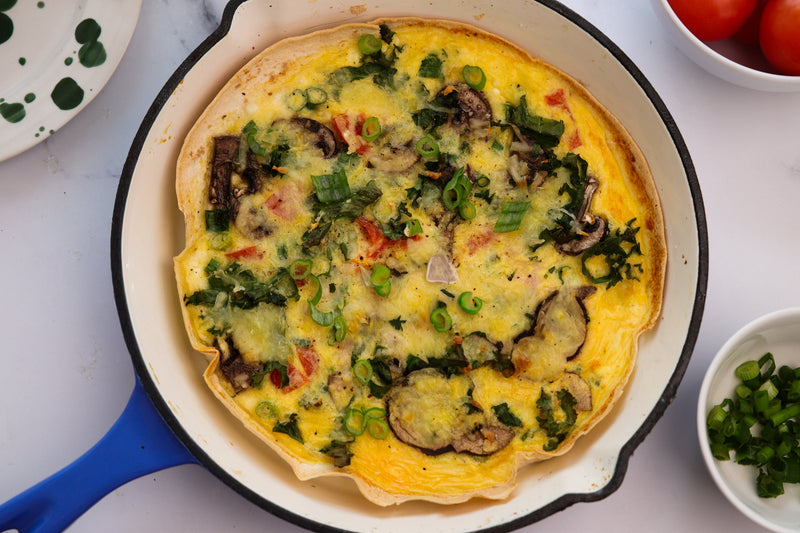 High-Protein Veggie-Loaded Cheat Quiche