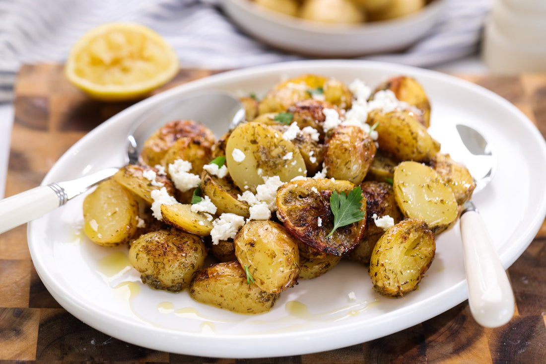 Greek Lemon Baby Potatoes