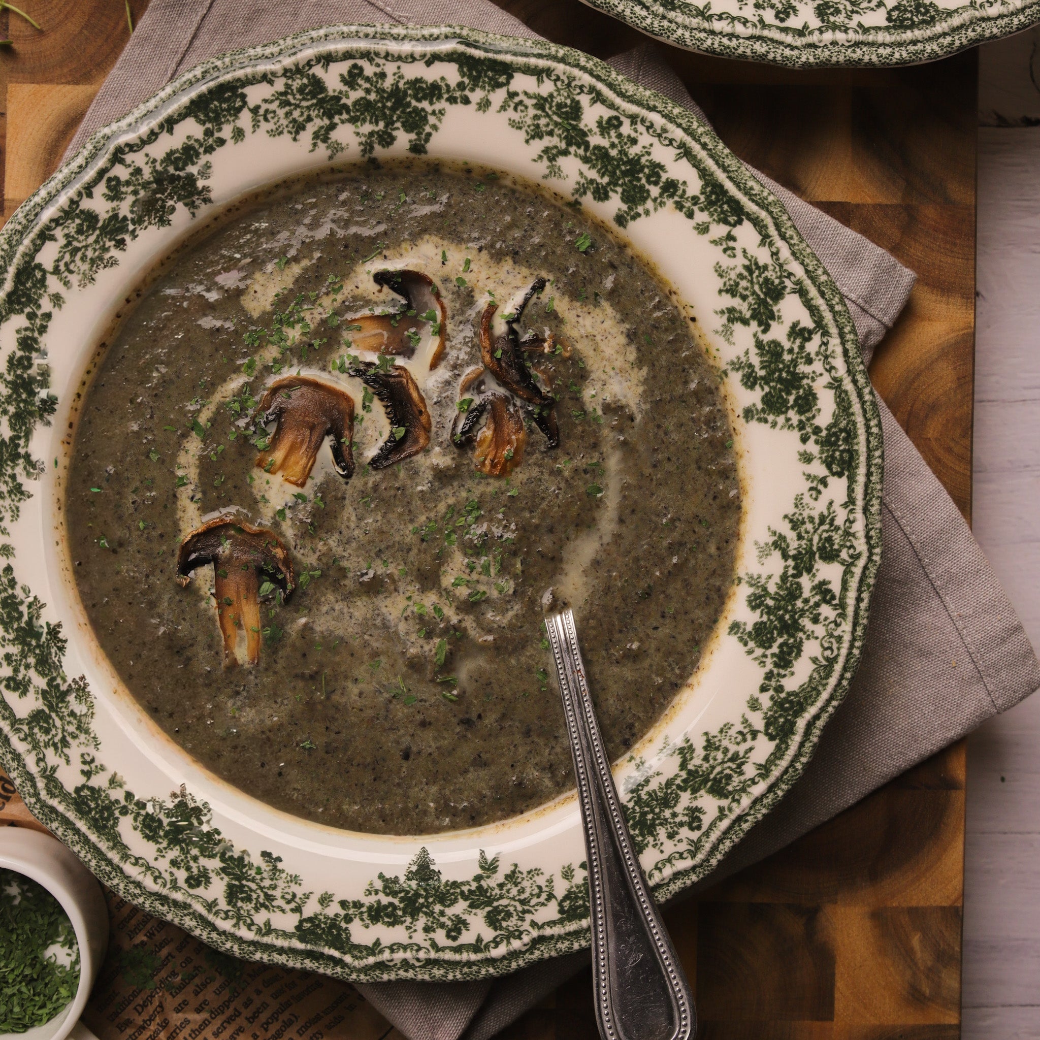 Leek & Mushroom Soup
