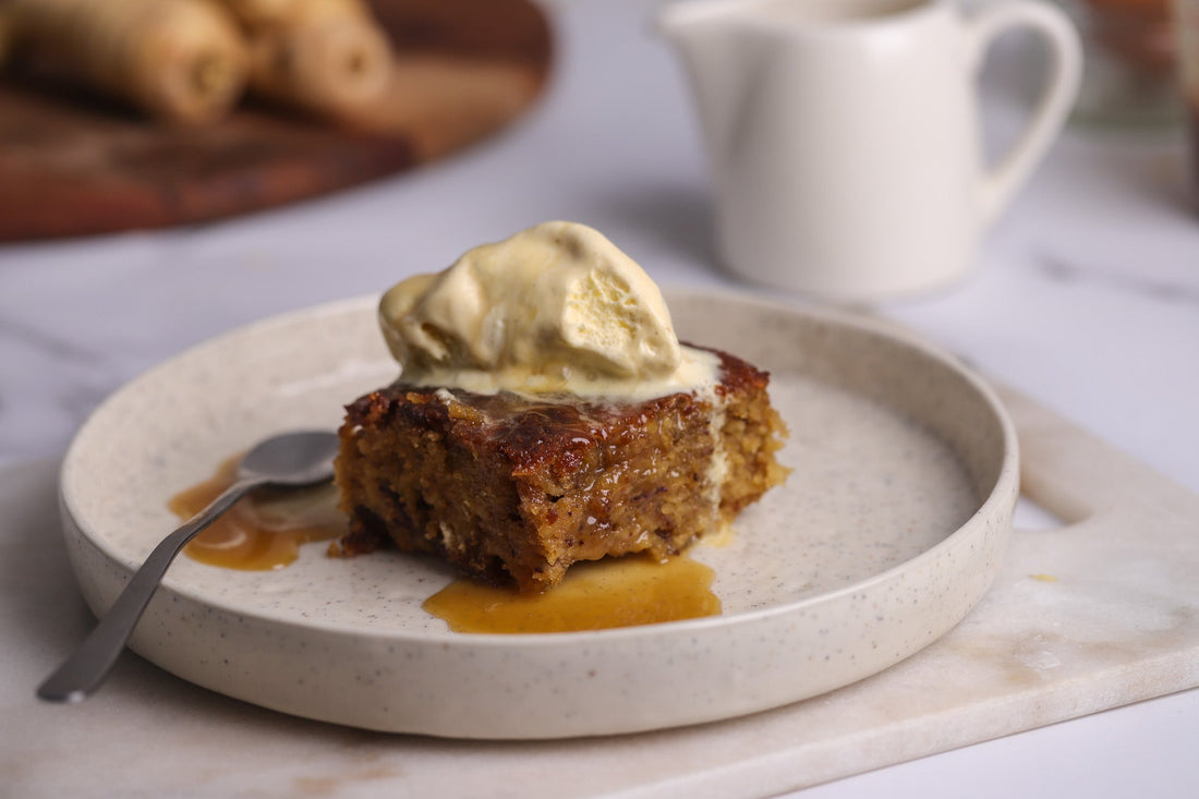 Sticky Toffee Parsnip Pudding