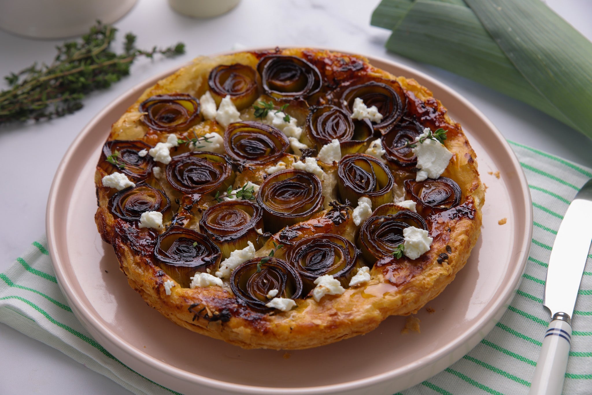 Leek Tarte Tatin
